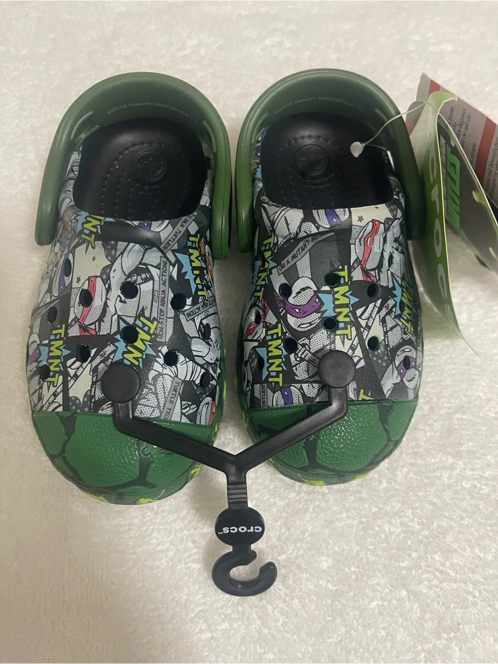 NWT Nickelodeon Teenage Mutant Ninja Turtles Crocs size C6